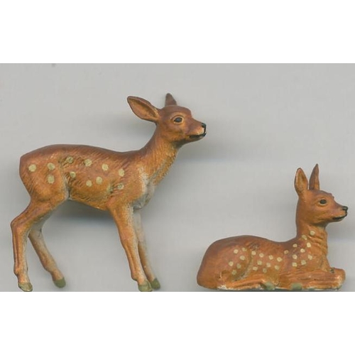 バンビー小鹿 ジオラマ模型 / PF47706 子ジカ(バンビ) 1/25 H約2-3cm 2体入